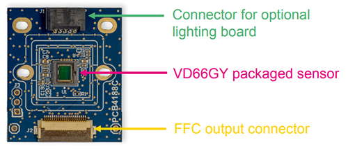 STMicroelectronics Kit CSI-2 MIPI carte S VD66GY STEVAL-66GYMAI 